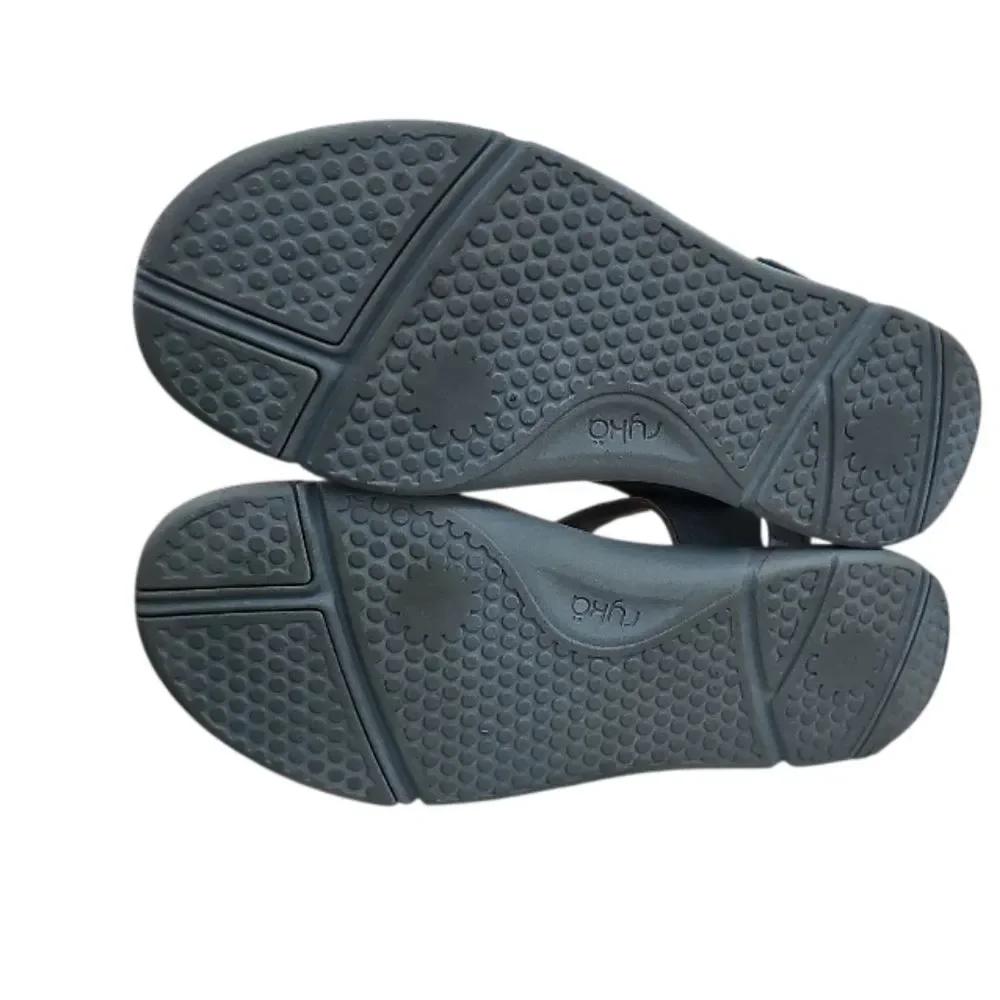 Ryka Margo Next Thong Sandals Women’s 9.5 Blue Comfort Walking Travel Vacation